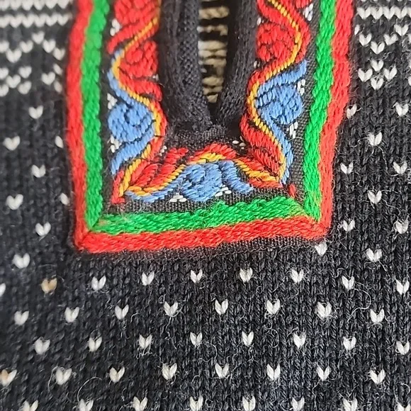 Vintage 90s wool Dale of Norway Scandinavian sweater 50 M L EUC - Picture 9 of 17